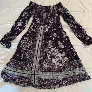 Altar’d State Purple Floral Dress